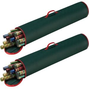 SET OF 2 IDENTICAL STORAGE CANVAS BAGS W/HANDLES